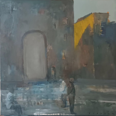 Peinture de Patrick BASTARDOZ exposée à la Galerie Claudine Legrand à Paris
