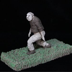 Le coureur dans l'herbe