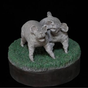 Les 2 bêtes dans l'herbe